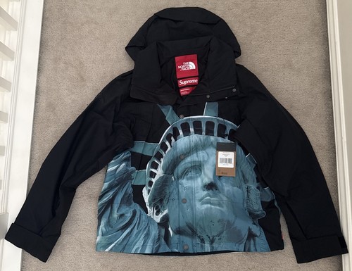 Giacca da montagna FW 19 Supreme x North Face "Statua della Libertà" Taglia:Media