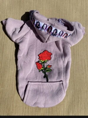 Selena Tex 墨西哥玫瑰 T 恤 卫衣 连帽衫 流行电影 音乐 紫色 大号 — 第 1/2 张图片