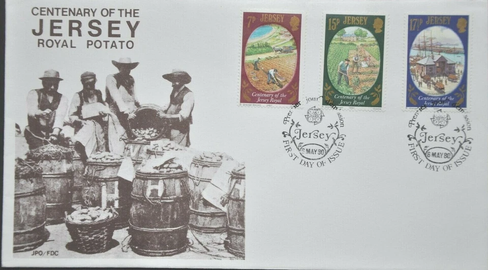 JERSEY 6 MAY 1980 ROYAL POTATO F.D.C WITH INSERT 10% off 3 - Image 1 of 1