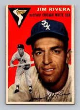 1954 Topps #34 Jim Rivera VGEX-EX Chicago White Sox Baseball Card
