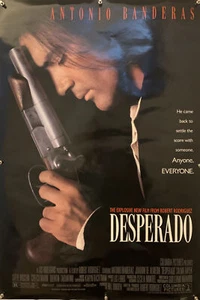Póster original de una hoja de película DESESPERADO - 1995 - ANTONIO BANDERAS - Imagen 1 de 9