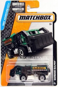2015 Streichholzschachtel #17 MBX Adventure City Garbage Gulper grün - Bild 1 von 1