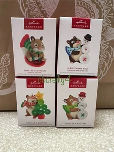 Hallmark Cute as a Button Series HAMPSTERS Complete Special Edition Employee - Picture 1 of 3