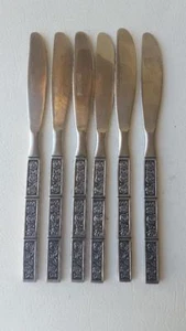 6 Stanley Roberts DORETTE STAINLESS moderne massive Messer - 6 Stück - Bild 1 von 4