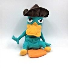 Disney Phineas and Ferb Transforming Perry Plush Toy 30cm Gift