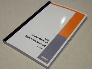 Case 680L Loader Backhoe Operators Manual Owners Maintenance Book NEW - Picture 1 of 5
