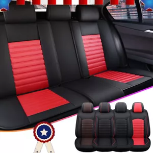 3D Car Seat Cover Full Set PU Leather Deluxe Cushions for Scion xB tC Protector - Picture 1 of 20