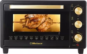 Belaco 23L Toaster Oven Tabletop Cooking Baking Portable Oven Rotiseerie 1380w - Picture 1 of 9