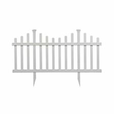Zippity Outdoor Products ZP19001 30" x 56" MAdison No-Dig Vinyl Fence Kit - 2 Pack