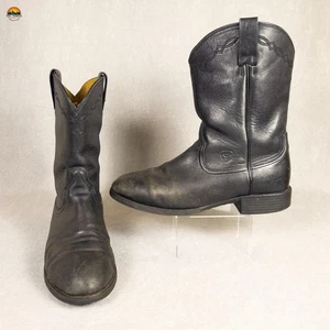 Ariat Heritage Roper 10002280 Western Boots Black Leather Men's Size 11EE - Picture 1 of 15