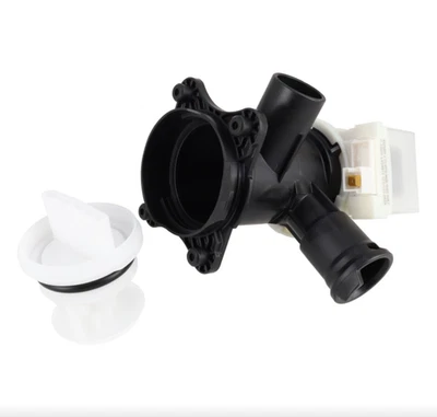 CONJUNTO BOMBA DRENAJE AGUA LAVADORA CARGA FRONTAL BOSCH ORIGINAL Foto 1 de 4