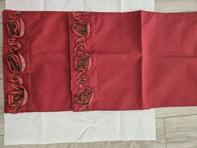 Croscill Home Red Placemats (2) - Image 1 of 4