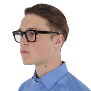 Occhiali da vista uomo Tom Ford blu blocco luce quadrati FT5542-B 001 50 FT5542-B 001 - Foto 1 di 5