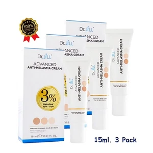 3x Dr.JiLL Advanced Melasma Creme 15 ml. Reduziert Flecken Sommersprossen dunkle Flecken - Bild 1 von 14