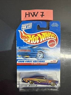 1998 Hot Wheels Diecast #633 First Editions Dodge Caravan 4/40 Purple - Image 1 of 4