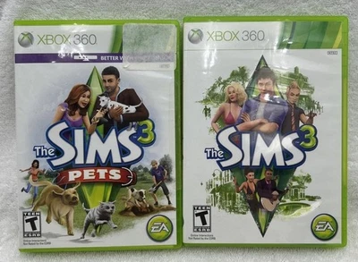 The Sims 3 and Sims 3 Pets (Xbox 360, 2011) Tested + Working - Image 1 of 4