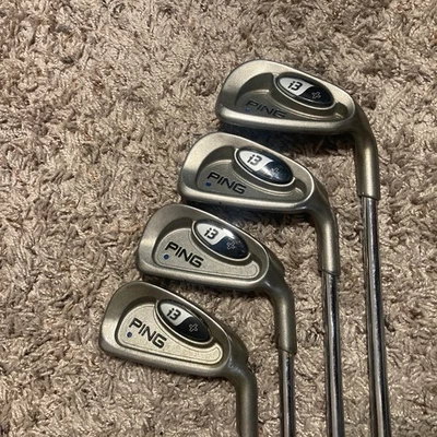 Ping i3 Plus Blue Dot 3, 4, 6, 8 iron steel shaft. Flex unknown RH Good Grips - Image 1 of 4