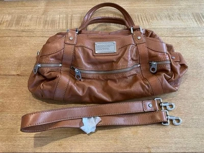 Bolso de Hombro Marc Jacobs 2 Vías Cuero Marrón con Bolsa Desmontable Usado Japón Foto 1 de 4