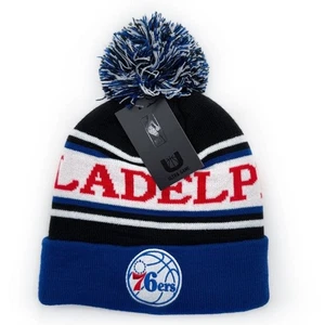 Philadelphia 76ers Sixers Gorro Hombre Mujer NBA Fan Gear Regalo Azul Negro - Imagen 1 de 6