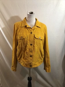 Gap 1969 Gold Corduroy Denim Style Jacket - Women’s XL, Bust 21.5”, Length 21” - Picture 1 of 4