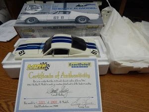 EXACT DETAIL SHELBY R MODEL JERRY TITUS NIB 1/18 SCALE 1221/2800 MADE LQQK - Picture 1 of 3