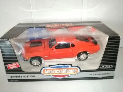 FORD BOSS 429 MUSTANG 1970 ERTL AMERICAN MUSCLE SCALA 1/18 - Immagine 1 di 2