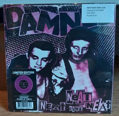 THE DAMNED 'Neat Neat Neat Live' 2024 PURPLE Vinyl CLEOPATRA 7" - Bild 1 von 2
