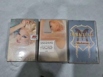 Madonna INDIA EDITION CLAMSHELL CASSETTE BUNDLE RARE tapes Foto 1 de 4