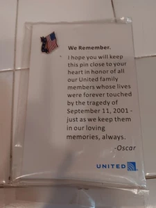 United airlines 9-11 pin - Picture 1 of 1