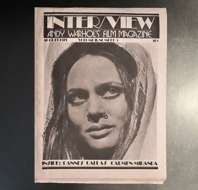 ANDY WARHOL'S INTERVIEW MAGAZINE - Vol. 2, No. 5 - D. Wilson, J. Taylor, 1971 EX - Image 1 of 4