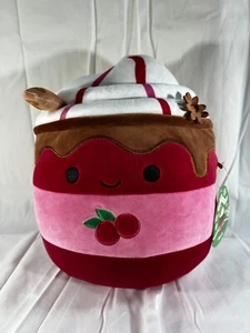 Squishmallows Maude 11 Zoll Cranberry Cider Milkshake Original Plüsch Neu mit Etikett - Bild 1 von 13
