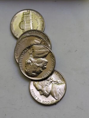 1962-D Jefferson Nickel BU US Coin (1) One Coin From Roll - Image 1 of 4