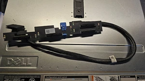 Dell PowerEdge R620 4-Bay 2.5" Backplane 0PMHHG with SAS Cable 0WVF6J - Picture 1 of 4
