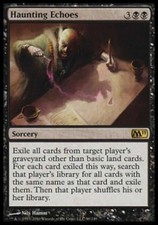 Haunting Echoes NM/PL M11/M10 MTG Magic The Gathering Black English Card