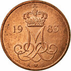670866 Coin Denmark Margrethe Ii 5 Ore 1983 Copenhagen Vf30 35 Coppe