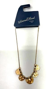 Collar Media Luna Martillada - Hilo Universal Dorado - Imagen 1 de 6