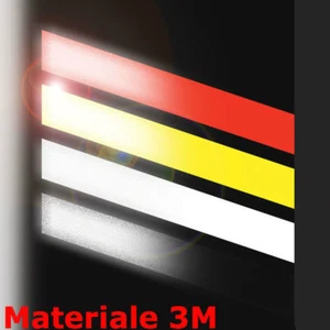Adhésifs Stickers Réfléchissantes Réfléchissant Casque Moto Vélo Coffre Quad - Imagen 1 de 1