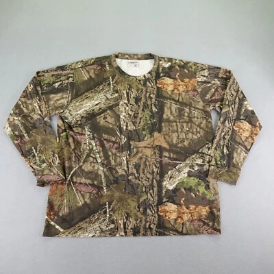 Magellan Shirt Mens 3XL Brown Camo Mossy Oak Hunting Outdoors Performance Hunt - Image 1 of 4