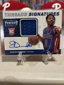 2014-15 Panini Threads Signatures /249 Spencer Dinwiddie #11 Rookie Auto RC