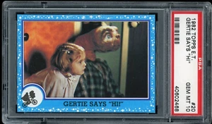 PSA 10 1982 Topps E.T. Drew Barrymore Rookie Card Topps ET The Extra Terrestrial - Picture 1 of 3