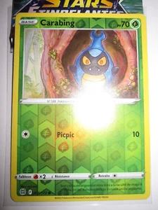 POKEMON NEUVE ★ CARABING ★ COM REVERSE 015/172 FRANCAIS HOLOFOIL NEUF N/MINT - Picture 1 of 8