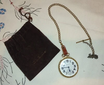 Vtg 1948 Hamilton 992B Railroad Grade 21 Jewel Pocket Watch 10k Gold FD Model 4 - Image 1 of 4
