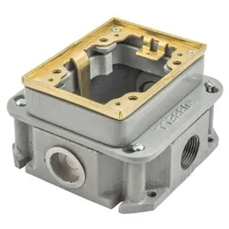 HUBBELL B-2437 DOBLE NIVEL TOTALMENTE AJUSTABLE CAJA SALIDA PISO (1258) Foto 1 de 1