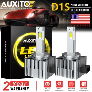 AUXITO D1S D1R LED Headlight Bulb High Low Beam HID Xenon Conversion Kit 20000LM - Bild 1 von 8