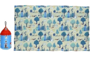 Moomin Valley polyester small throw blanket with a portable bag house forest - Picture 1 of 6