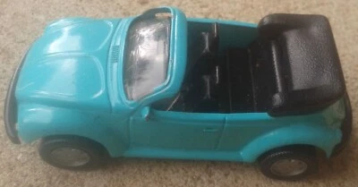 VW BEETLE MAGGIOLONE 103 LS CABRIO CELESTE OPEN SIKU 1977 1:55 - Immagine 1 di 4