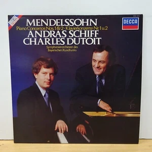 SXDL 7623 MENDELSSOHN Piano Concertos no 1&2 ANDRAS SCHIFF DECCA STEREO LP NM - Picture 1 of 4