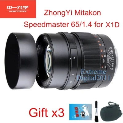 Zhongyi Mitakon SpeedMaster 65mm F1.4 Lens for Hasselblad X1D II 50C X2D Camera