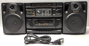 Panasonic RX-DS520 CD Cassette Radio Boombox w/Detachable Speakers Tested Works