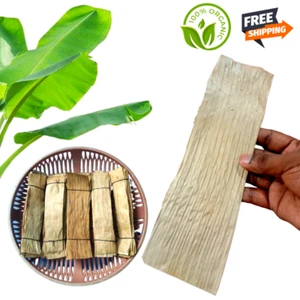 Banana Leave Dried Organic Pet Aquarium Water Cleaner Betta Shrimp Cleaning 100g - Picture 1 of 17